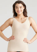 Frappe 6-in-1 Shapewear Tank Top - Front View On Model | Yummie
